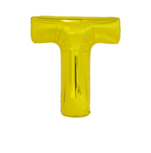 34" GOLD LETTER T