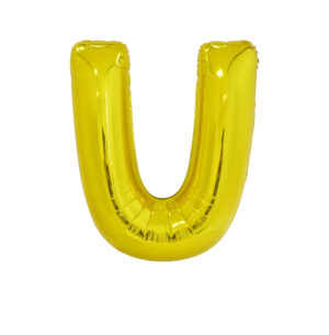 34" GOLD LETTER U