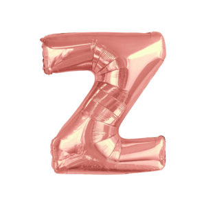 34" ROSE GOLD LETTER Z