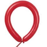 T260" LATEX BALLOONS 50CT - RED..