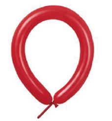 T260" LATEX BALLOONS 50CT - RED..