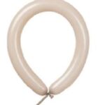 T260" LATEX BALLOONS 50CT- WHITE SAND..