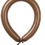 T260" LATEX BALLOONS 50CT - COFFEE..