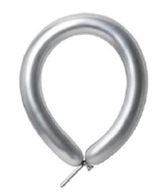 T260" SPARKLE BALLOONS 50CT - SILVER..