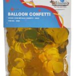 ROUND 1.5CM METTALIC CONFETTI 20GM - GOLD