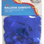 ROUND 1.5CM METTALIC CONFETTI 20GM-BLUE
