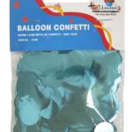 ROUND 1.5CM METTALIC CONFETTI 20GM-BABY BLUE