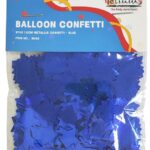 STAR 1.5CM METTALLIC CONFETTI 20GM- BLUE