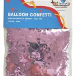 STAR 1.5CM METTALLIC CONFETTI 20GM- BABY PINK