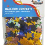 STAR 1.5CM METALLIC CONFETTI 20GM- ASSORTED