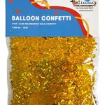 STAR 1.5CM HOLOGRAPHIC CONFETTI 20GM- GOLD