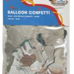 HEART 1.5M METALLIC CONFETTI 20GM-SILVER