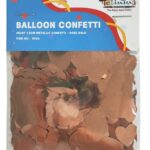 HEART 1.5M METALLIC CONFETTI 20GM-ROSE GOLD