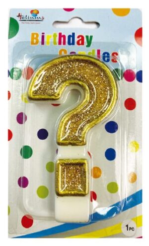 CHAMPAGNE BDAY CANDLE #?