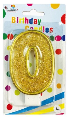 CHAMPAGNE BDAY CANDLE #0