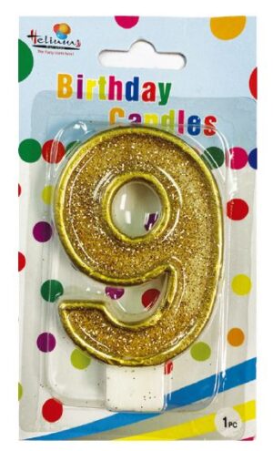 CHAMPAGNE BDAY CANDLE #9