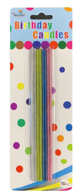 16 SPARKLE BIRTHDAY CANDLES