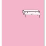 PRETTY PINK - PLASTIC TABLECOVER 54"X108"