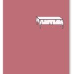 ROSE GOLD - PLASTIC TABLECOVER 54"X108"