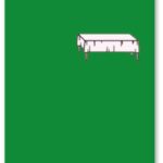 FOREST GREEN - PLASTIC TABLECOVER 54"X108"