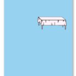 BABY BLUE - PLASTIC TABLECOVER 54"X108"