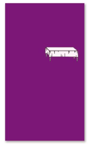 PERFECT PURPLE - PLASTIC TABLECOVER 54"X108"