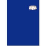 ROYAL BLUE - PLASTIC TABLECOVER 84" D