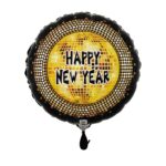 18C HAPPY NEW GOLD DISCO BALL