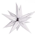 26" -12D STARBURST - 12 LEAVES/SET - SILVER
