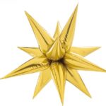 40" -12D STARBURST - 12 LEAVES/SET - GOLD