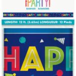 PEPPY BIRTHDAY 12 FT FOIL BANNER