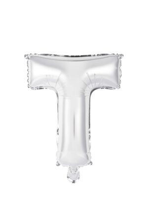 34" SILVER LETTER T