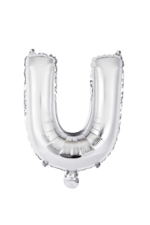 34" SILVER LETTER U