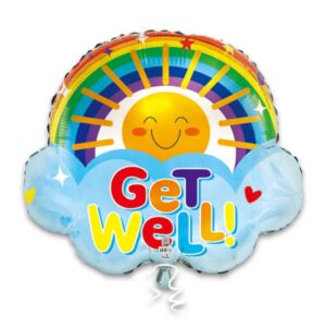 20SS GET WELL RAINBOW SUN & CLOUDS