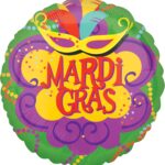 18" VIBRANT MARDI GRAS