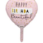 9H HAPPY BIRTHDAY BEAUTIFUL PINK
