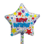 9S HB SILVER BACKGROUND COLORFUL STARS
