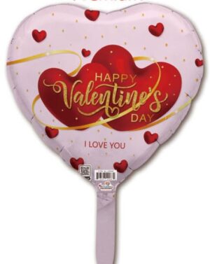 9H HVD RED HERATS WRAPPED IN GOLD RIBBON (10pcs/pack)